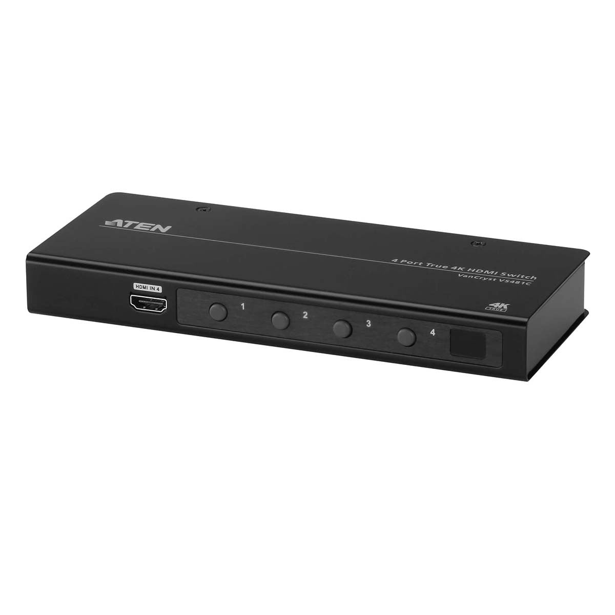 4-port True 4K HDMI Switch Black *Uncategorized