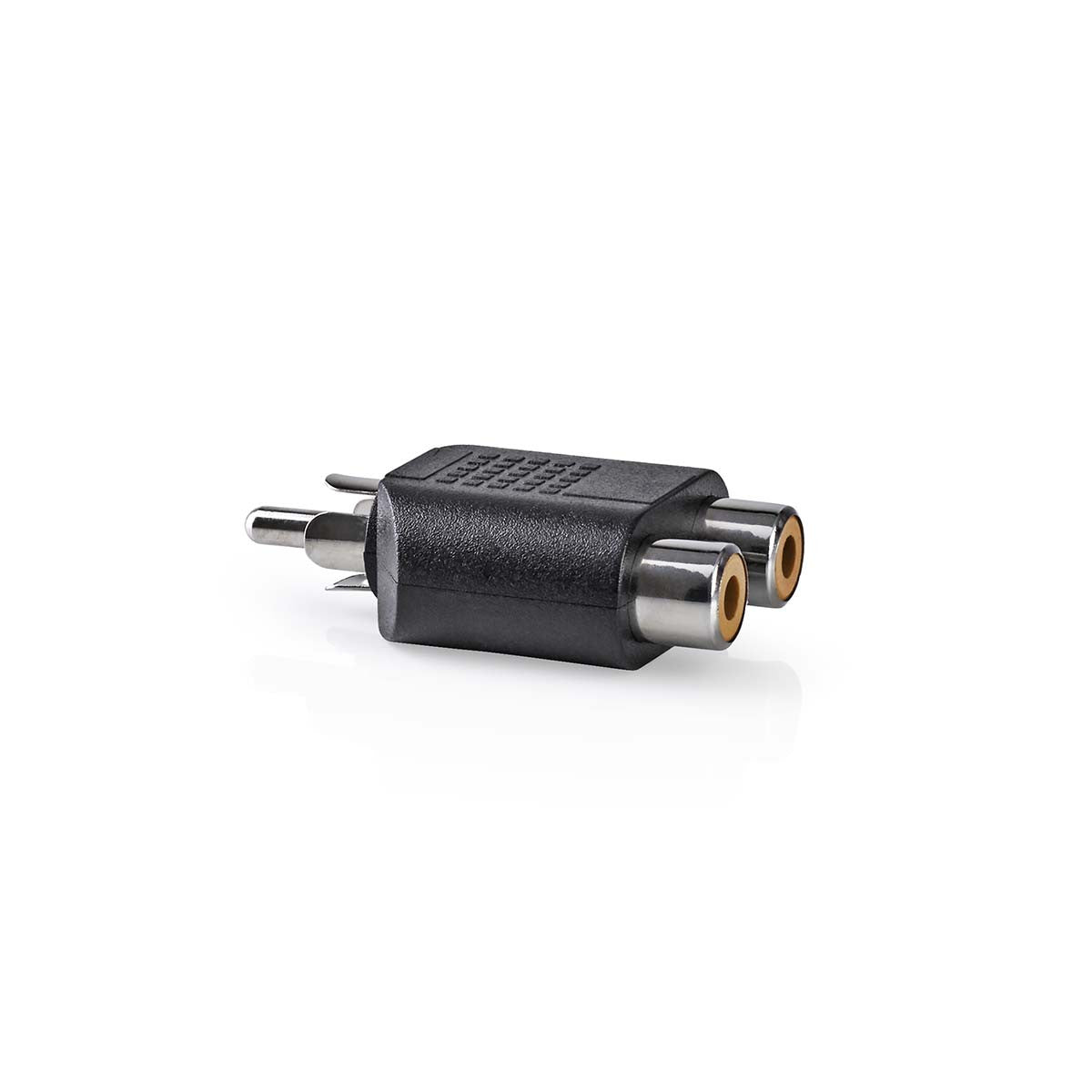 Subwoofer Adapter | RCA Male - 2x Female Black