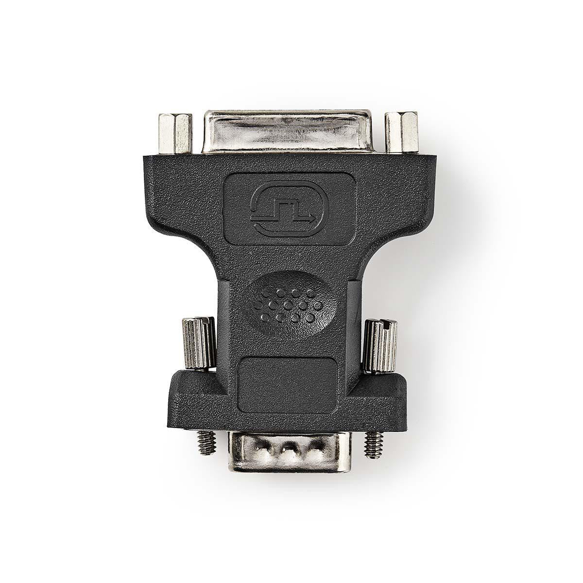 VGA - DVI Adapter | DVI-i Male to 24+5 Pin Female Black