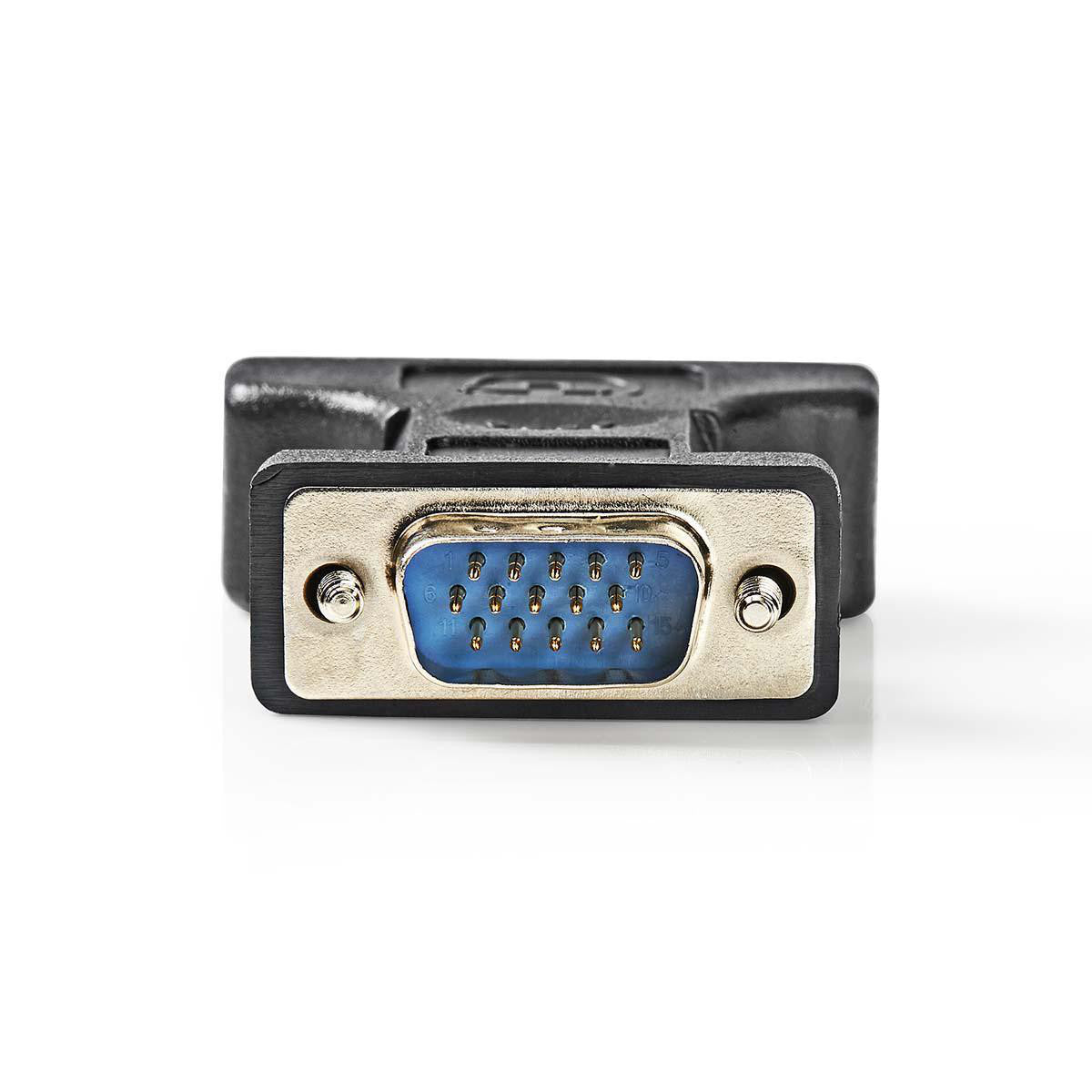 VGA - DVI Adapter | DVI-i Male to 24+5 Pin Female Black