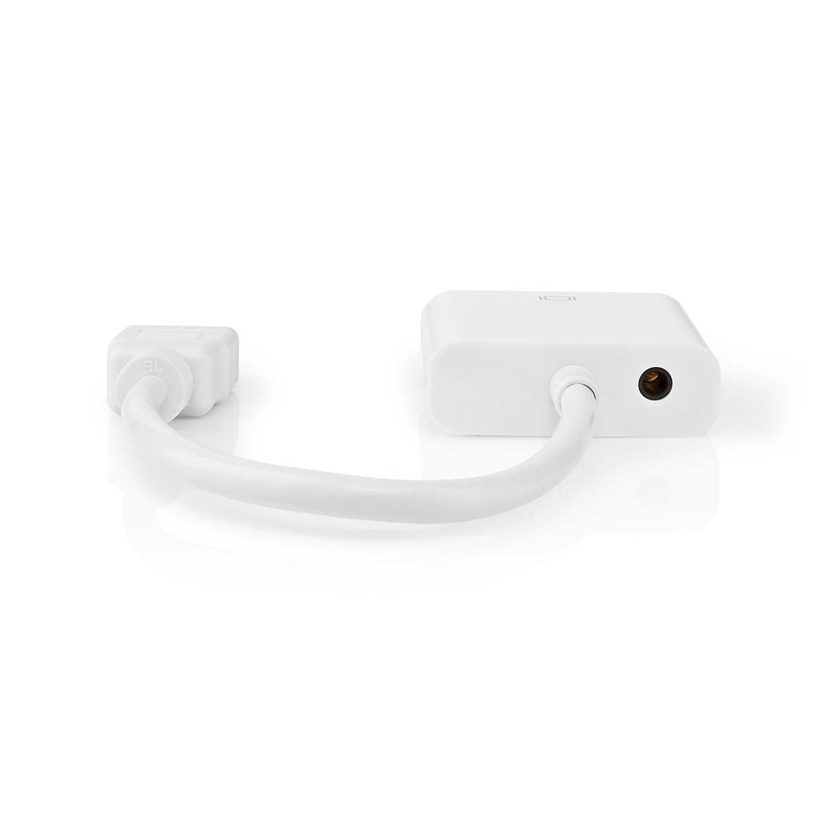Cable HDMI-VGA | Conector HDMI - VGA Hembra + Salida de 3,5 mm - 0,2 m - Blanco