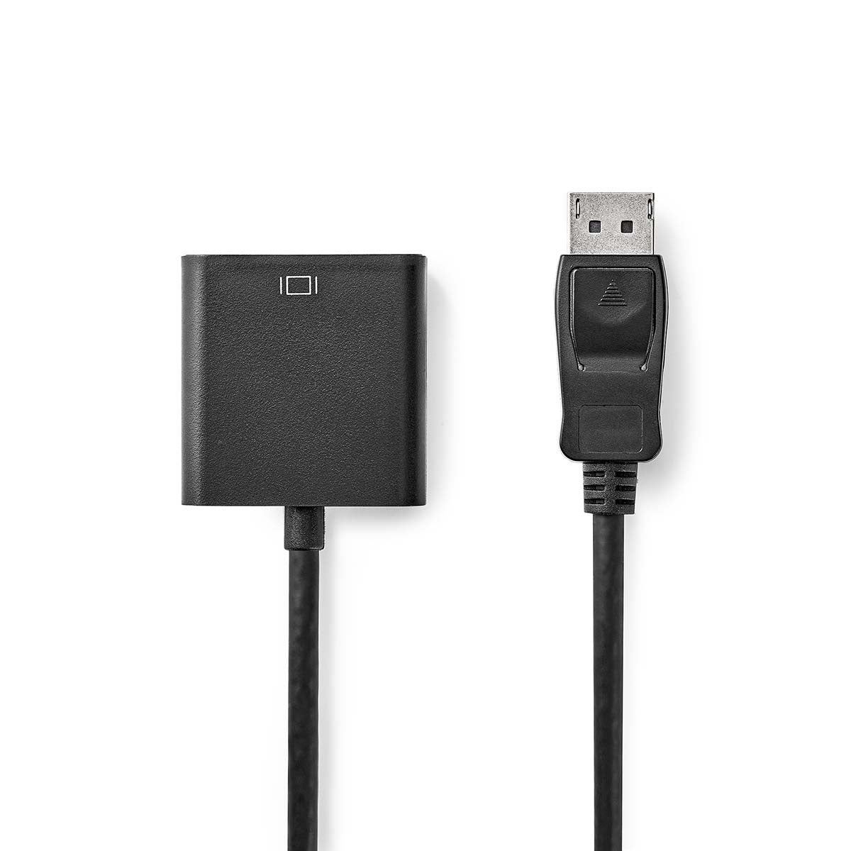 Displayport - DVI Cable | Dvi-d Male to 24+1 Pin Female 0.2m Black