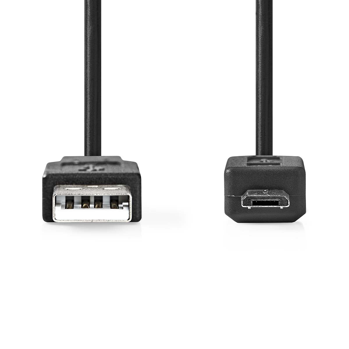 Cabo USB 2.0 | Macho A - Micro USB 2.0 m Preto