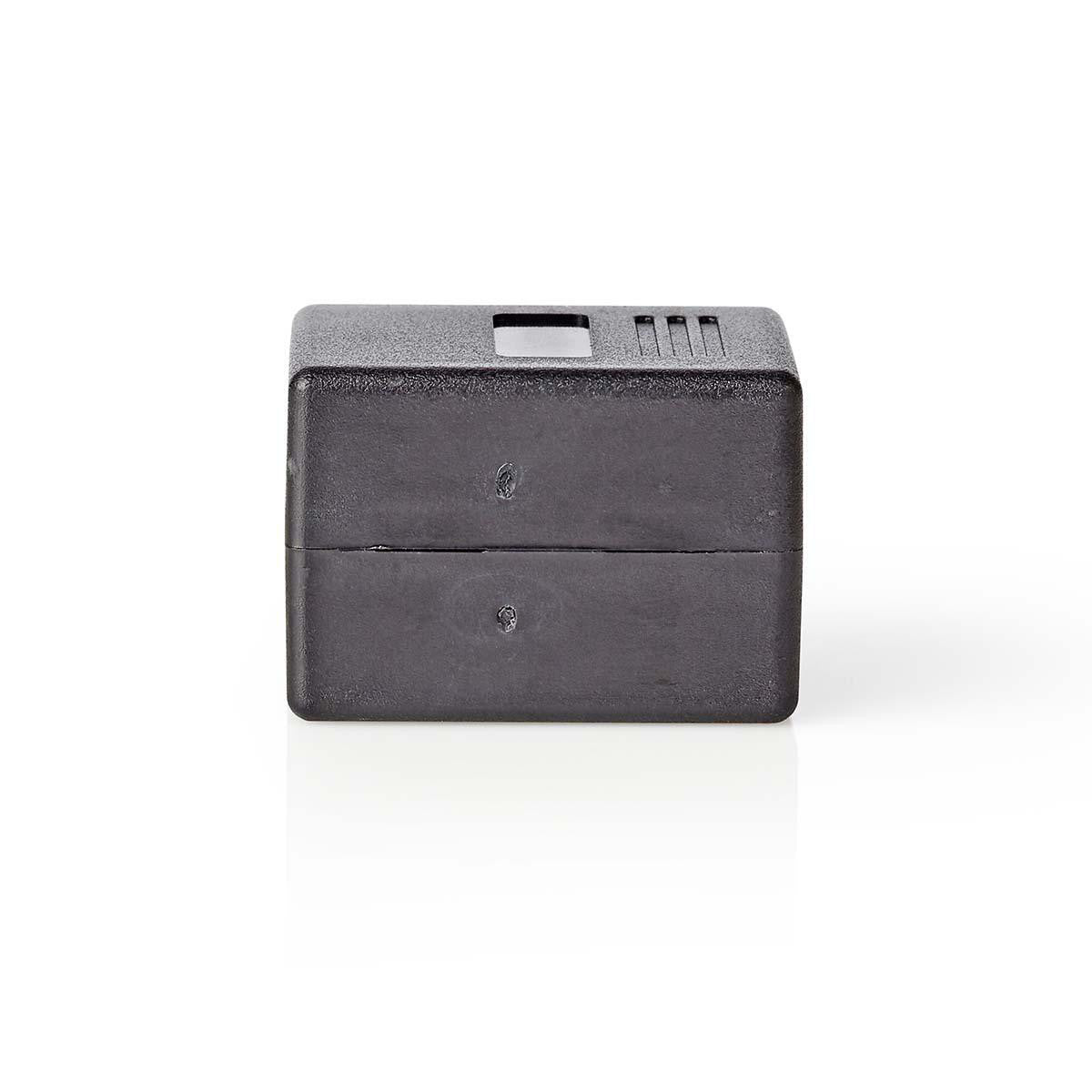 Cat5 Network Adapter | RJ45 (8p8c) Female - Black