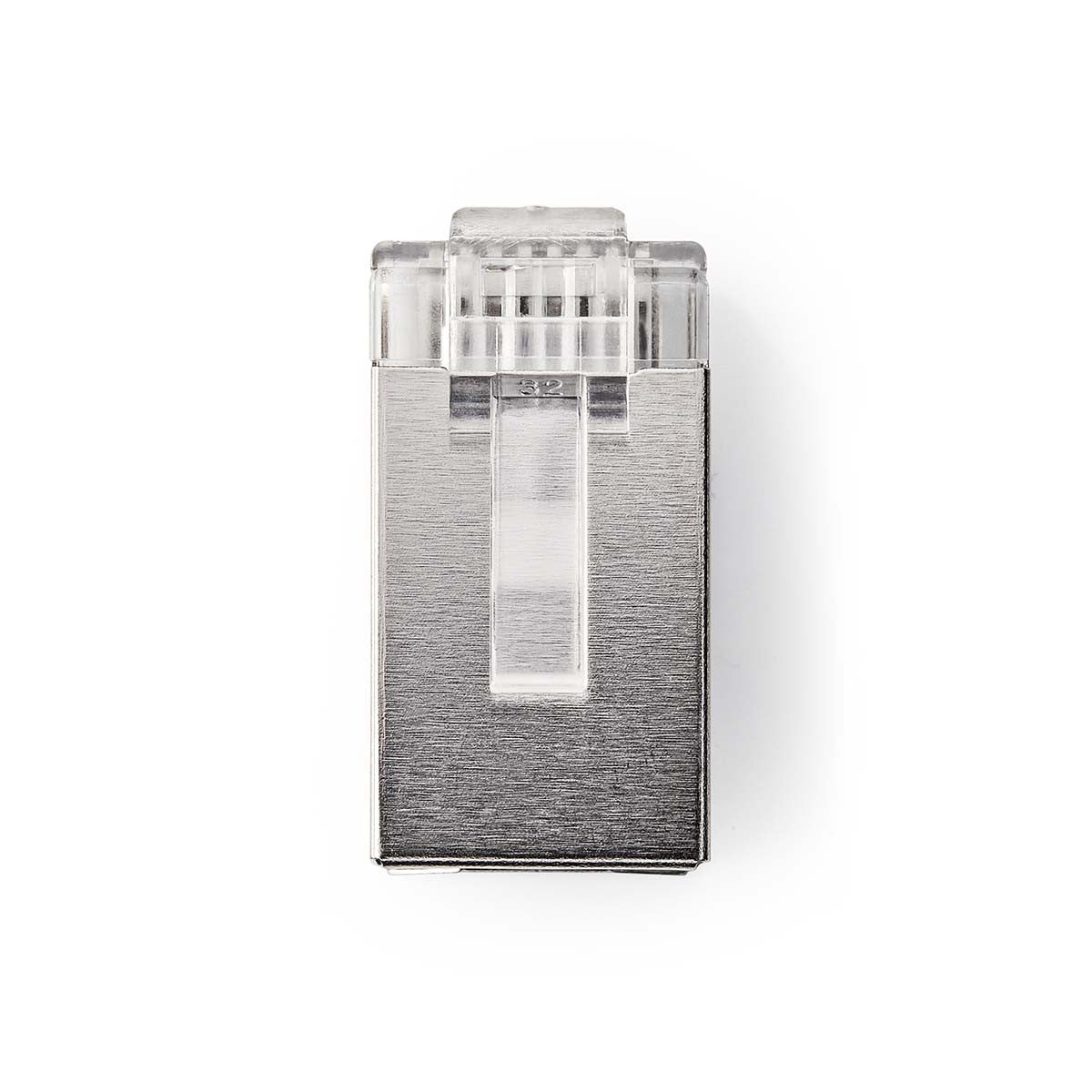 Conector de rede | RJ45 (8P8C) macho - 10 unidades metálicas