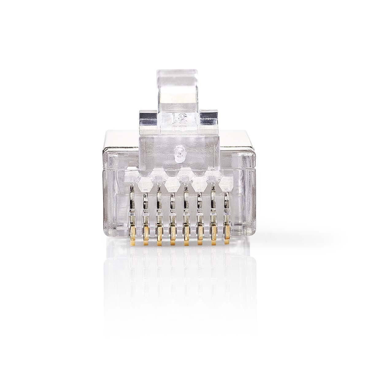 Network Connector | Rj45 (8p8c) Male - 10 Units Metal Network Tools