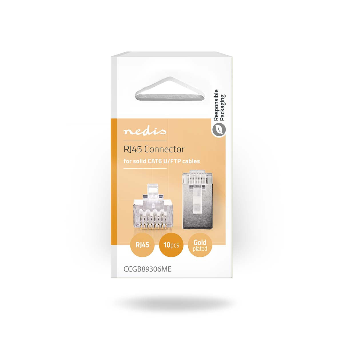 Network Connector | Rj45 (8p8c) Male - 10 Units Metal Network Tools