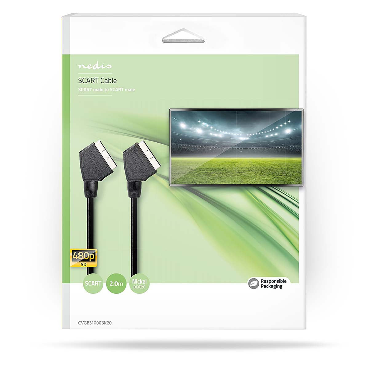 Scart Cable | Male - 2.0 m Black