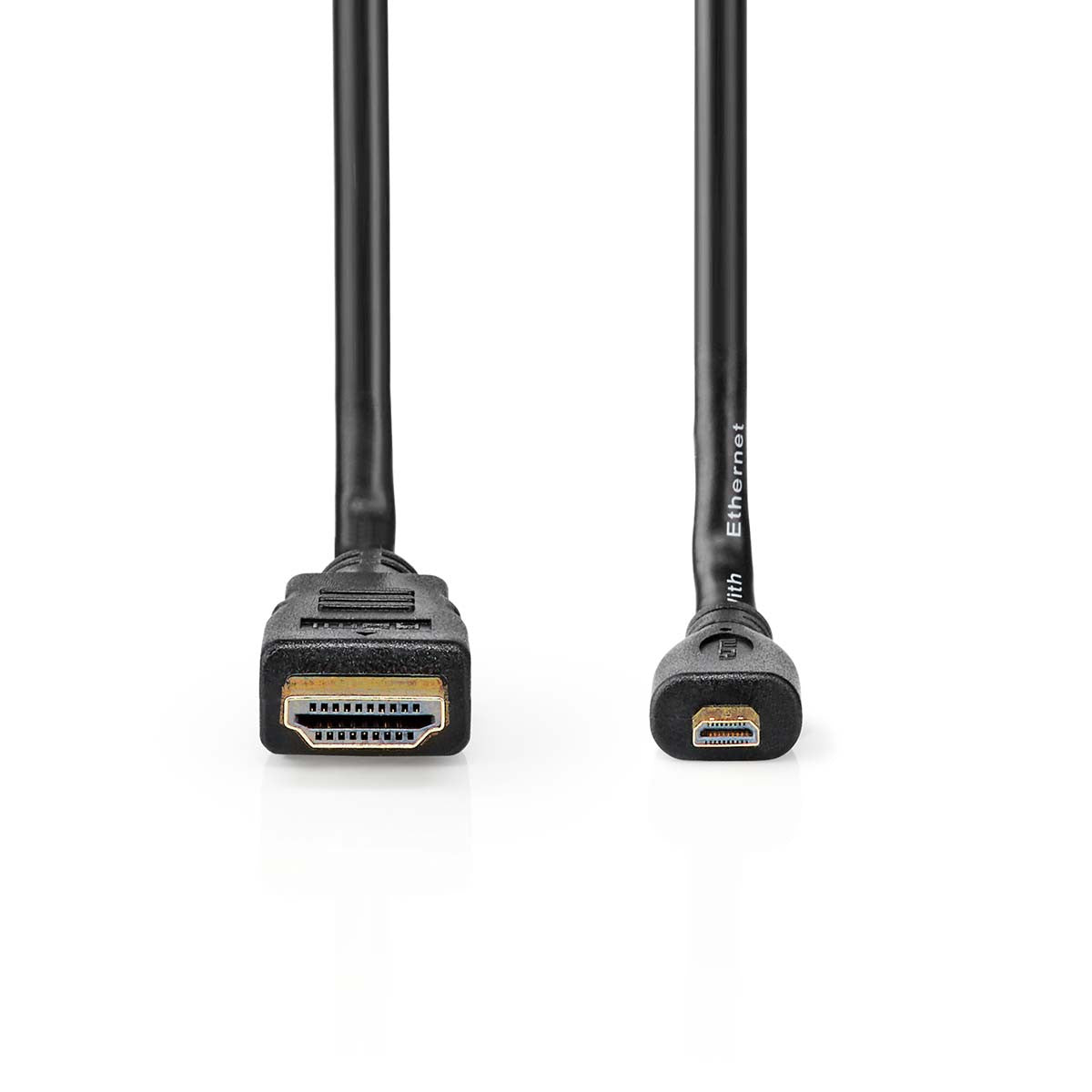 High-Speed HDMI Cable with Ethernet | HDMI Connector - Micro Connector 2.0 m Black