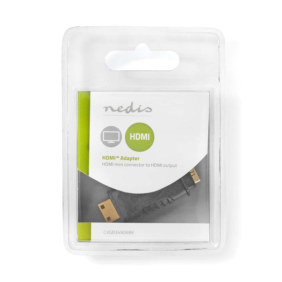 Adaptador HDMI | Miniconector HDMI - Hembra Negro