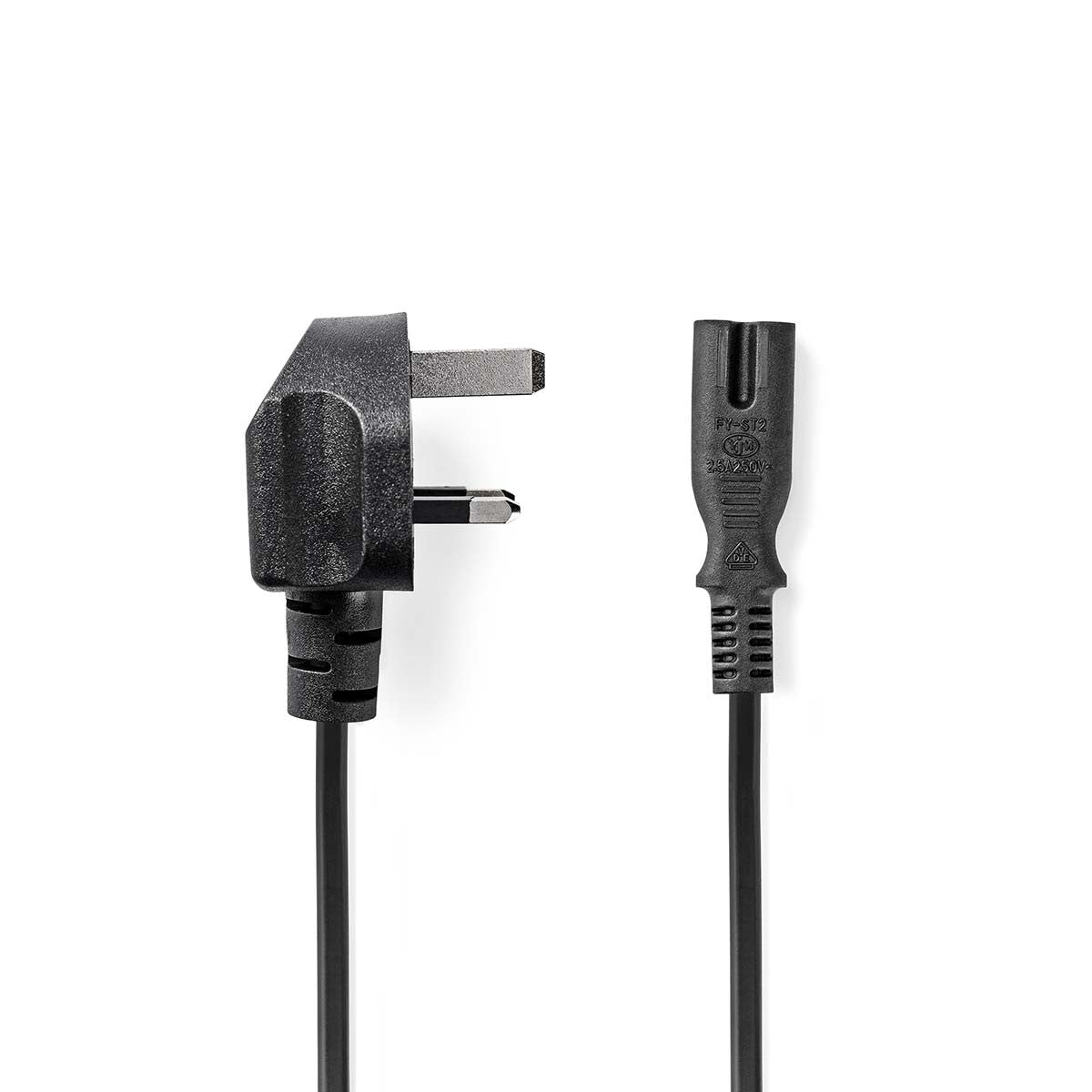 Cable de Alimentación | Conector Para Reino Unido - Iec-320-c7 5,0 m Negro