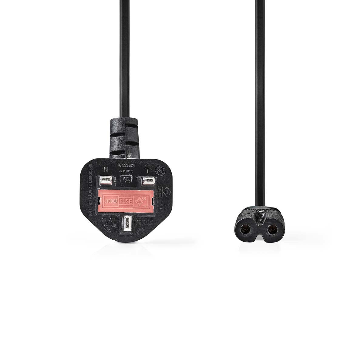 Cable de Alimentación | Conector Para Reino Unido - Iec-320-c7 5,0 m Negro