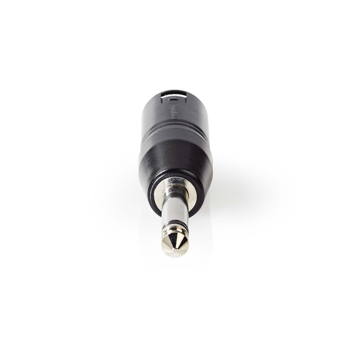 XLR Mono Adapter | 3-Pin Male - 6.35 mm Black
