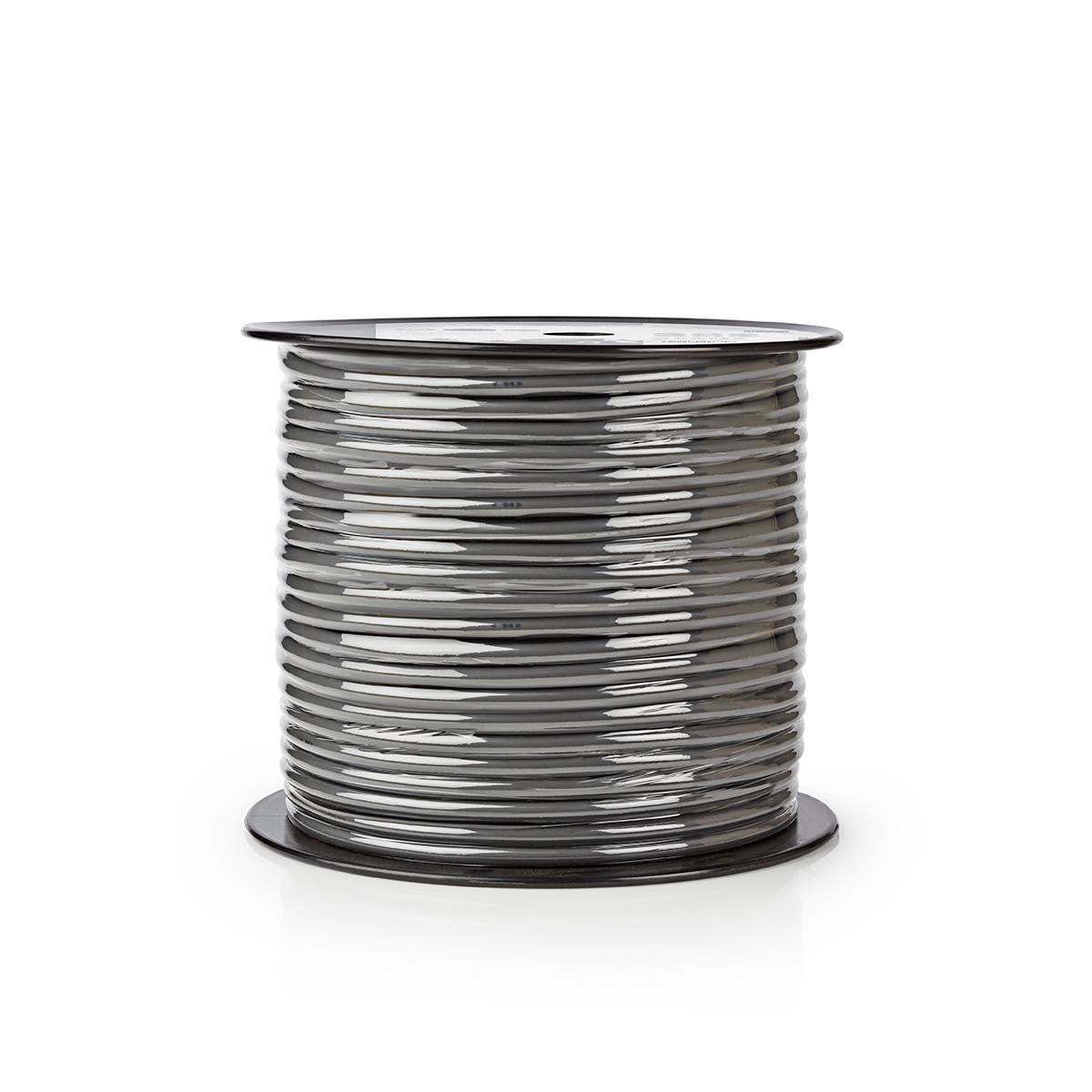 Cable Flexible Para Altavoz | 2x 2,5 mm² 100 m En Bobina Gris