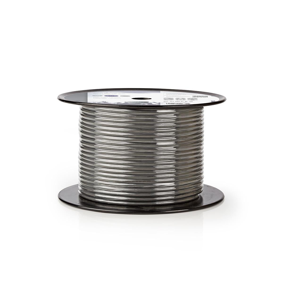 110 Ohm DMX Cable | 2x 0.23 mm² 100 m on Grey Spool