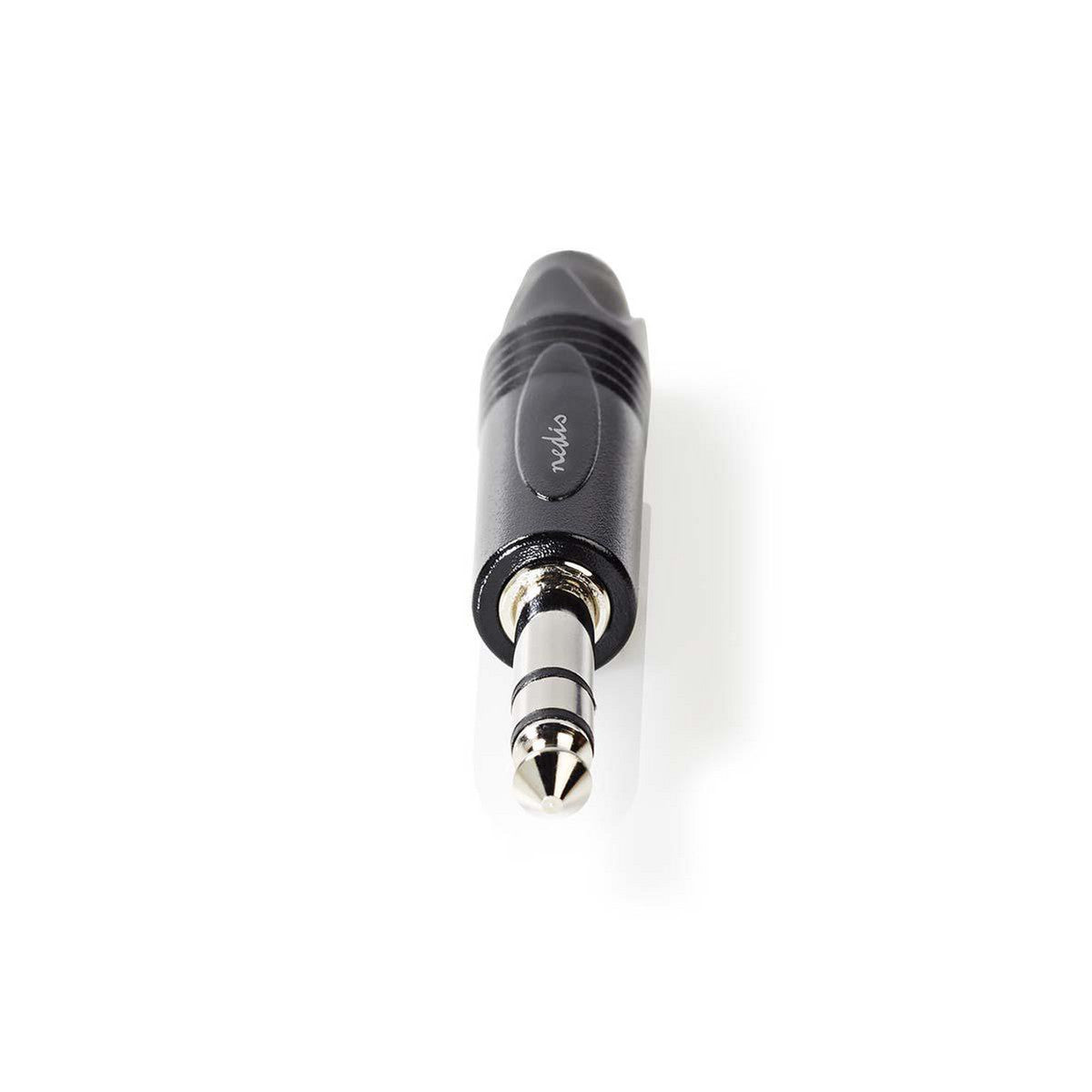 Stereo Audio Connector | 6.35mm Male Black