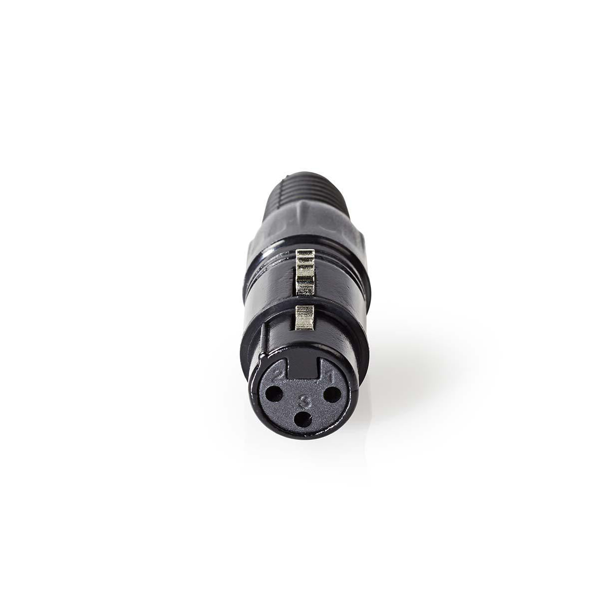 XLR Connector | 3 Pin Female Black