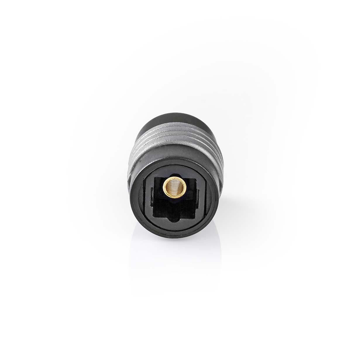 Optical Audio Adapter | Toslink Female - 10 Pack Black