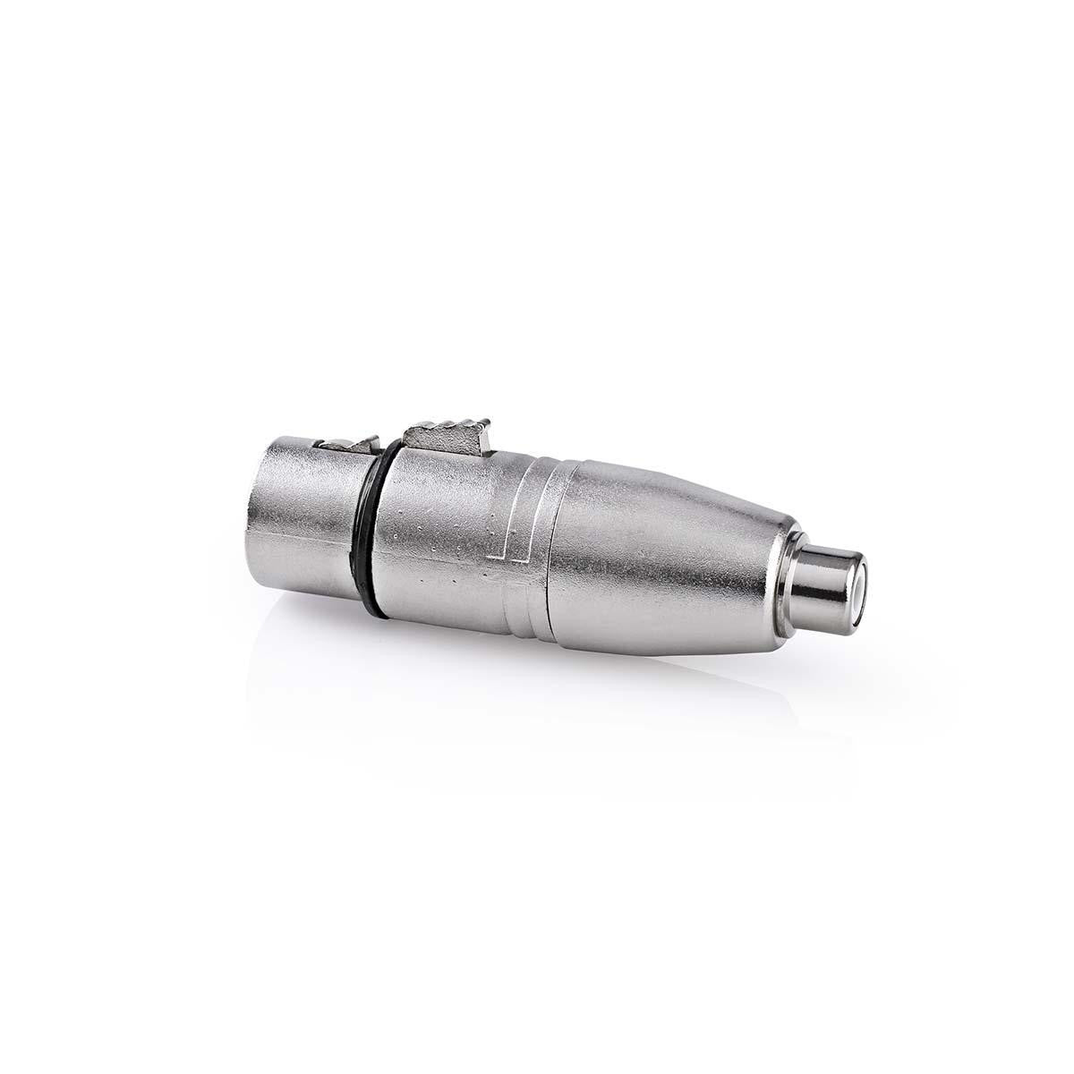 XLR Adapter | 3 Pin Female - RCA 10 Units Metal Audio Connectors