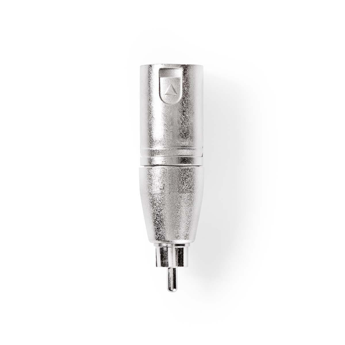 XLR Adapter | 3 Pin Male - RCA 10 Units Metal