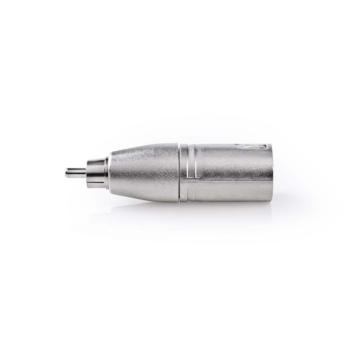 XLR Adapter | 3 Pin Male - RCA 10 Units Metal