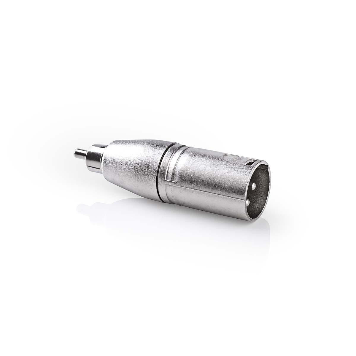 XLR Adapter | 3 Pin Male - RCA 10 Units Metal