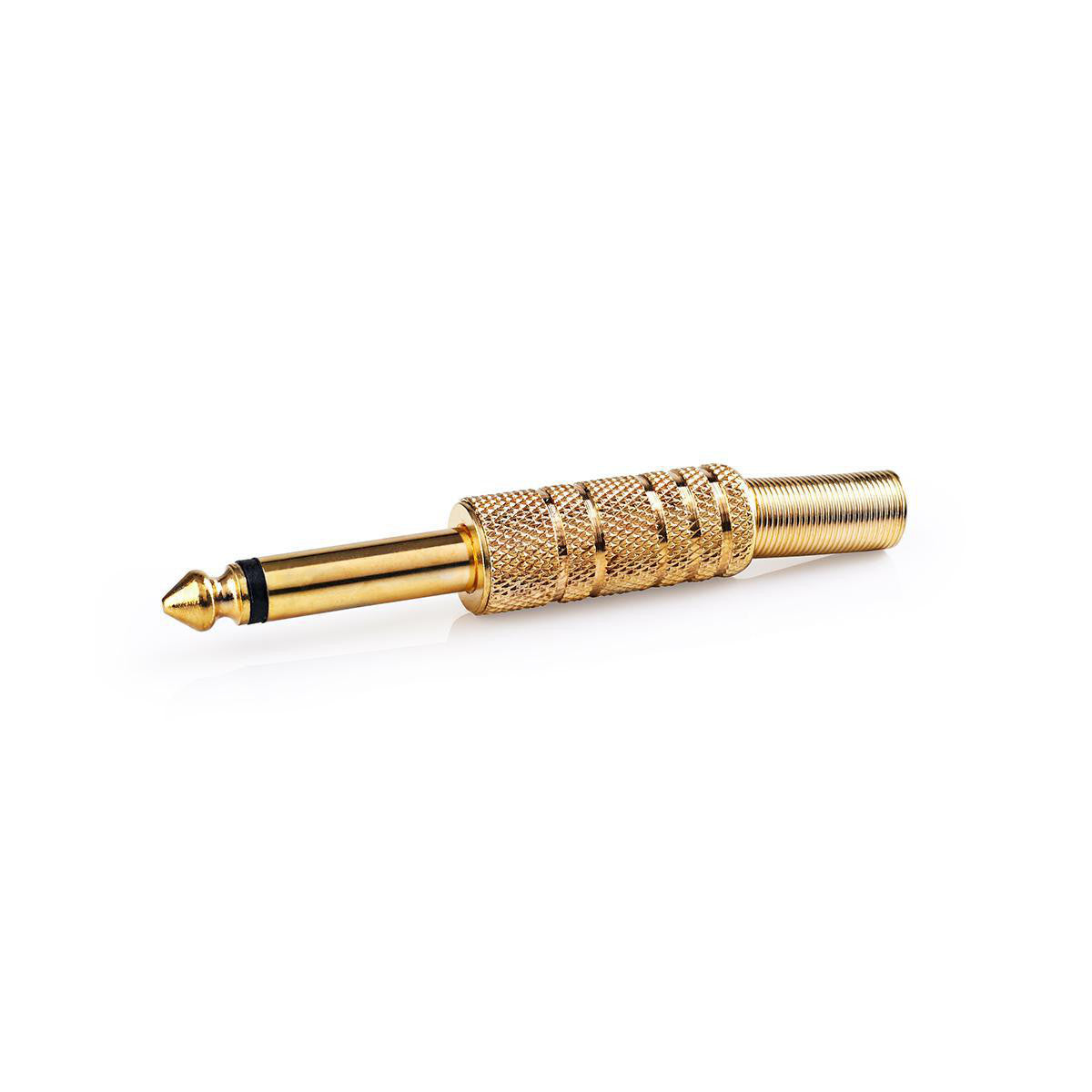 Mono Jack Connector | 6.35mm Male 25 Pieces Gold Plated