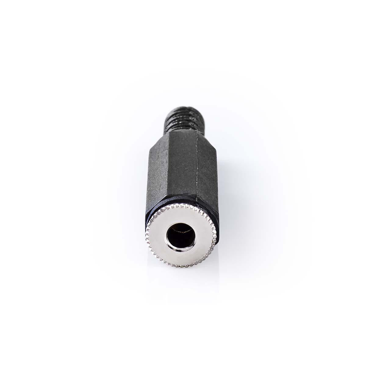 Mono Jack Connector | 3.5mm Female 25 Pieces Black Audio Connectors