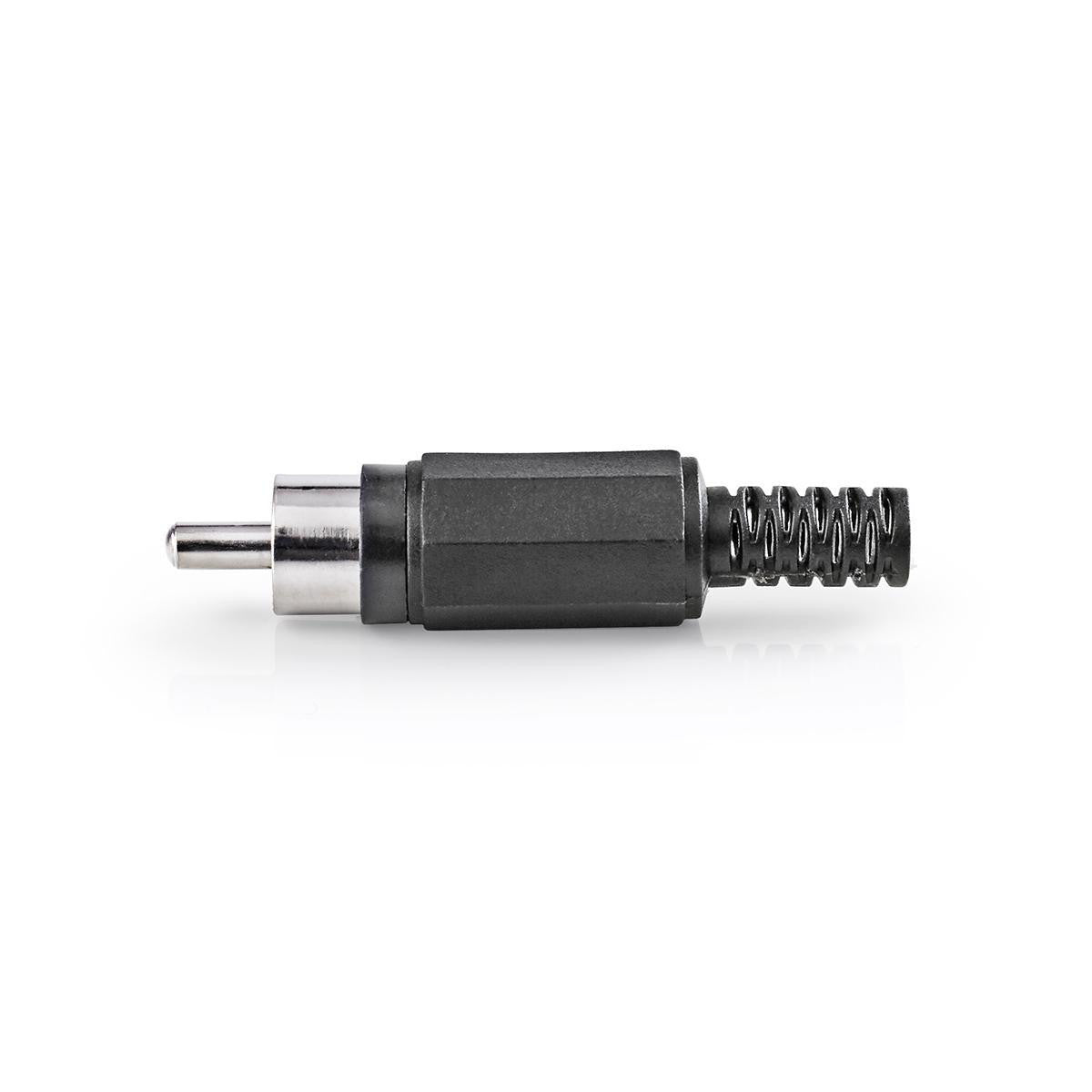 Conector RCA | Macho 25 peças Preto