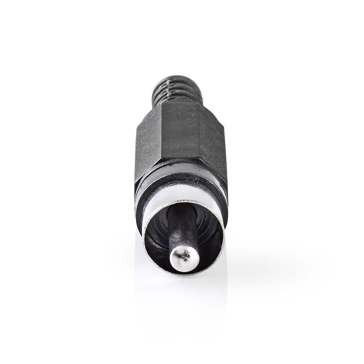 Conector RCA | Macho 25 peças Preto
