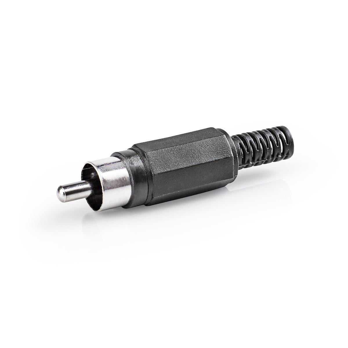 Conector RCA | Macho 25 peças Preto