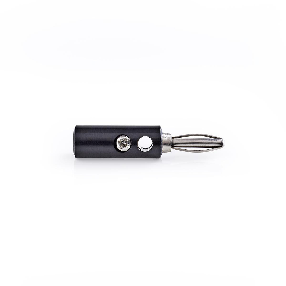 Banana Connectors | Male 25 Pieces Black Audio
