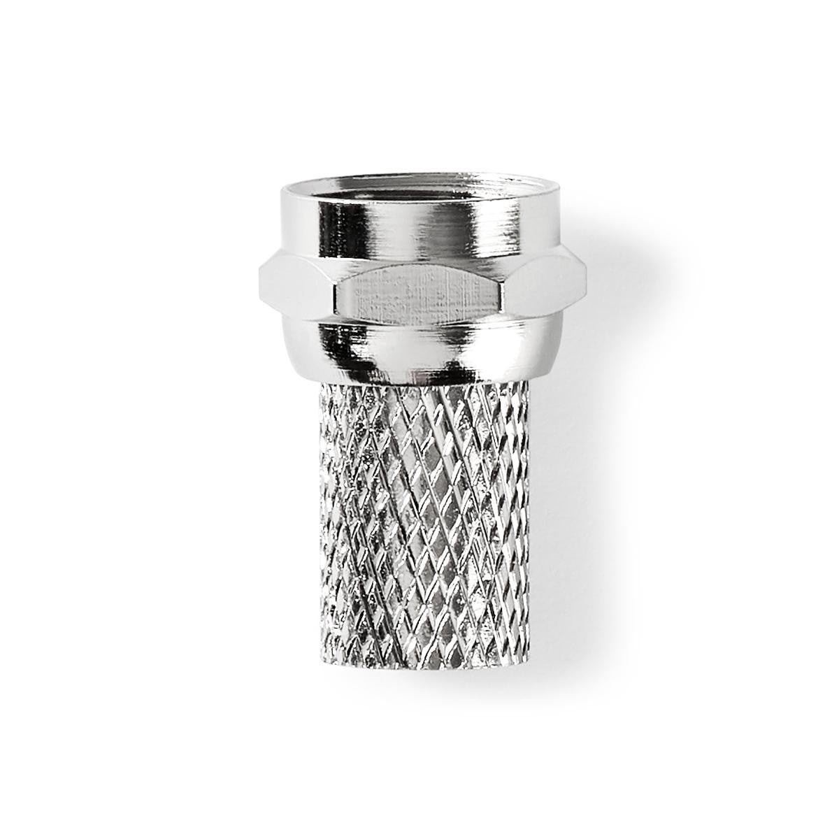 F Connector | Male for 6.8mm Coaxial Cables 25 Pieces Metal