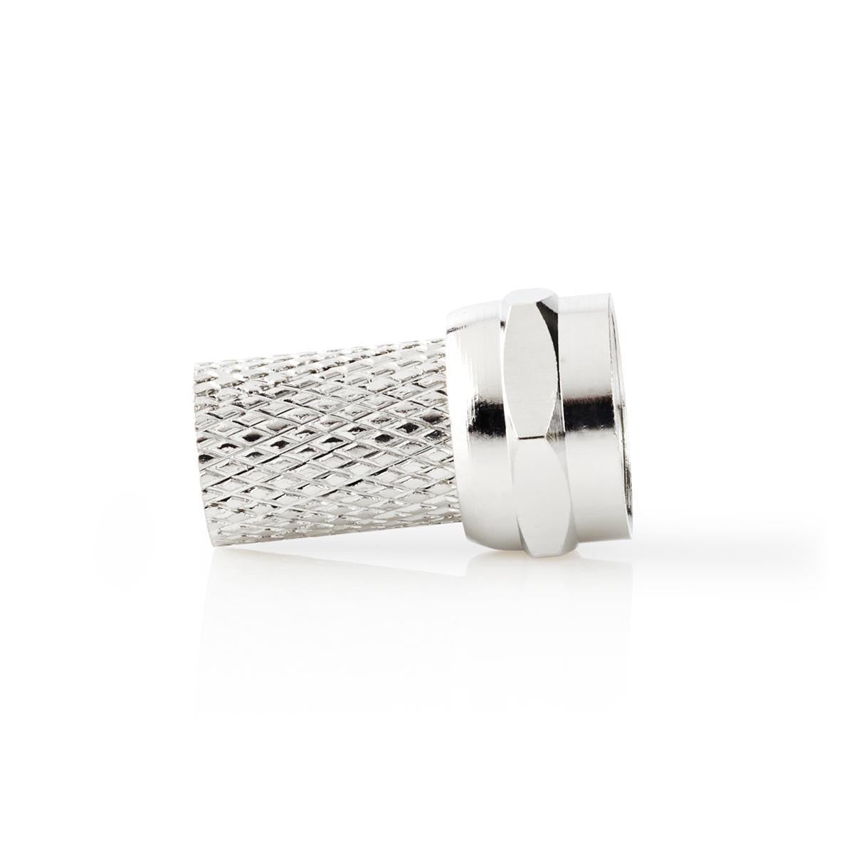 F Connector | Male for 6.8mm Coaxial Cables 25 Pieces Metal