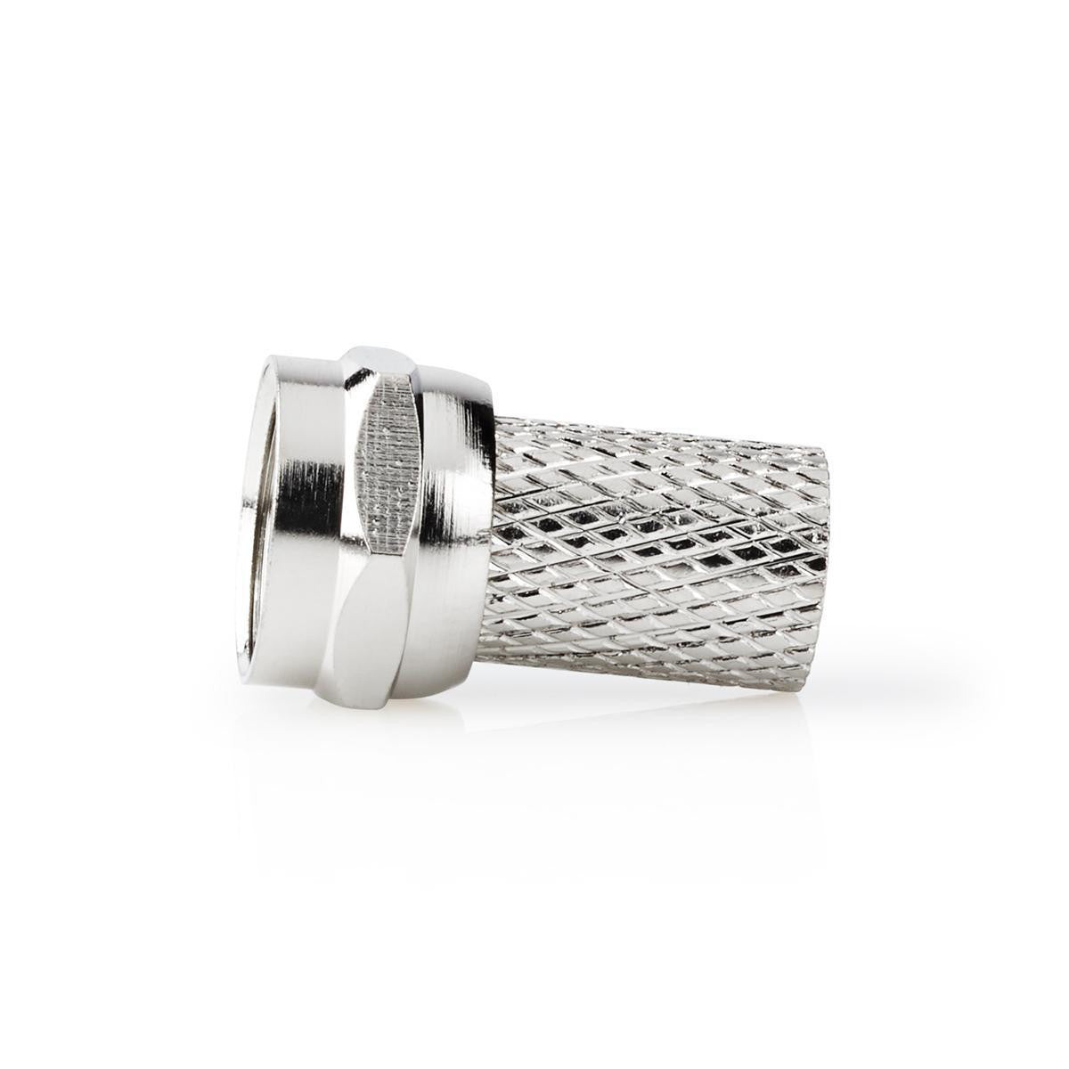 F Connector | Male for 6.8mm Coaxial Cables 25 Pieces Metal