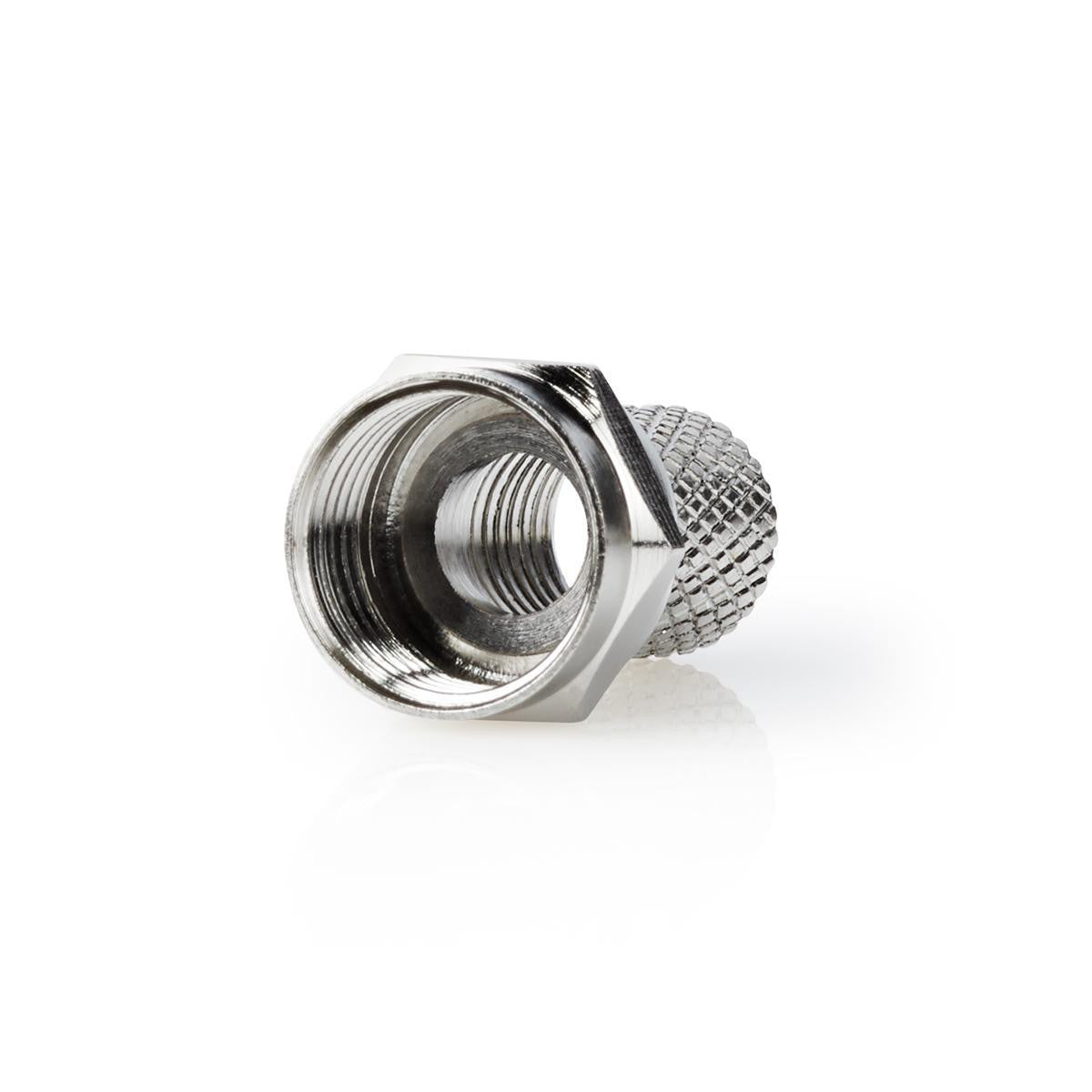 F Connector | Male for 6.8mm Coaxial Cables 25 Pieces Metal