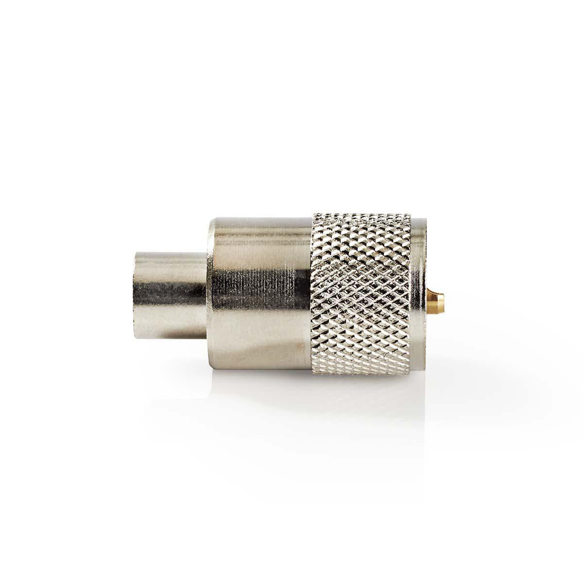 PL259 Connector | Male for RG58 Coaxial Cables, 25 Pieces, Metal
