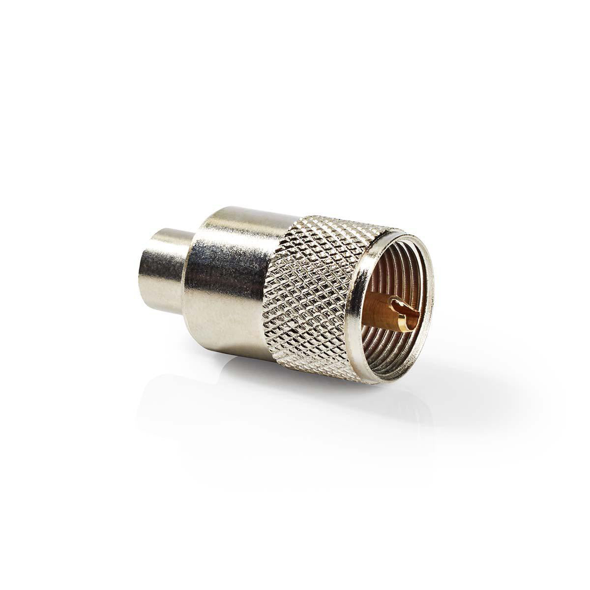 PL259 Connector | Male for RG58 Coaxial Cables, 25 Pieces, Metal
