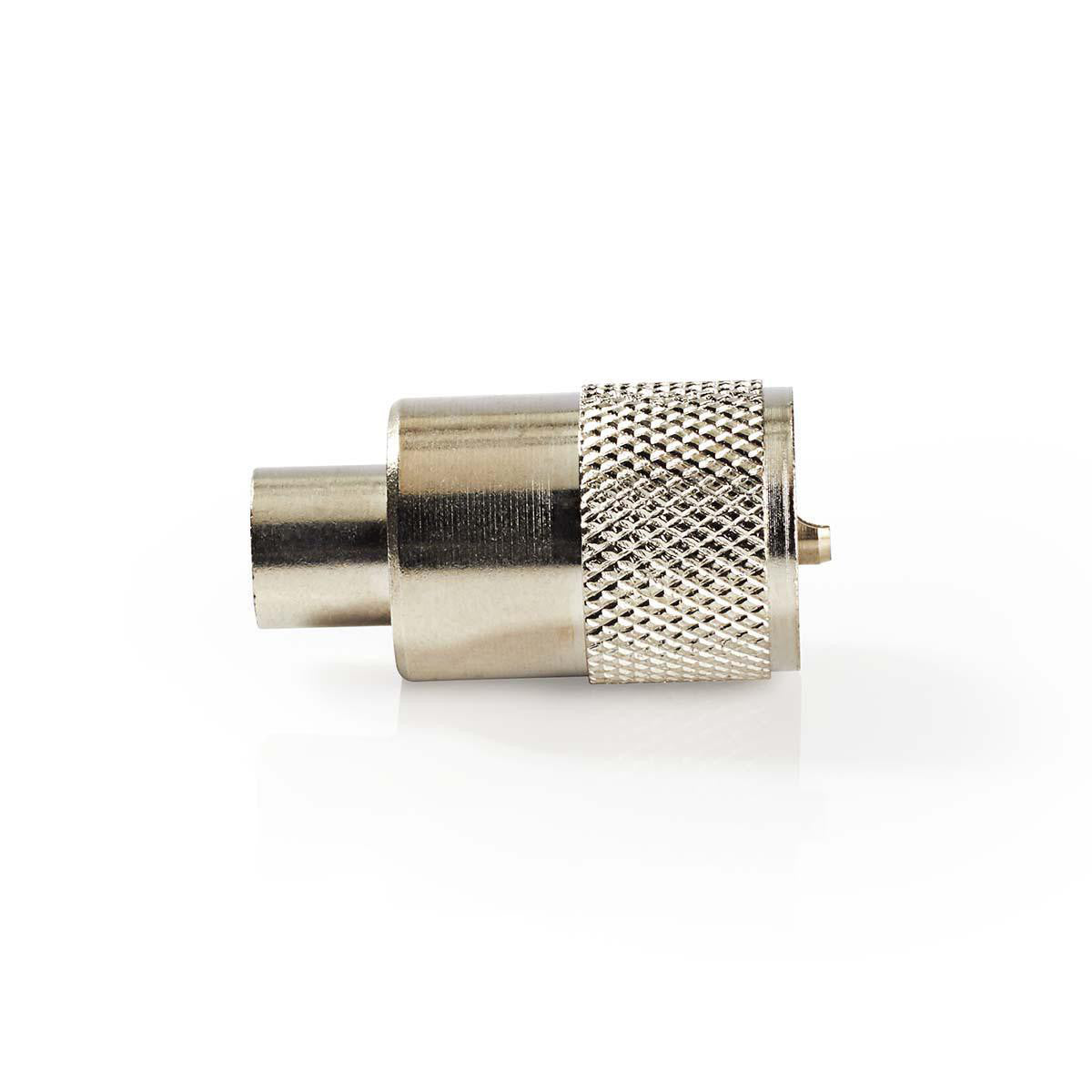 Pl259 Connector | Male For RG6 Coaxial Cables 25 Pieces Metal