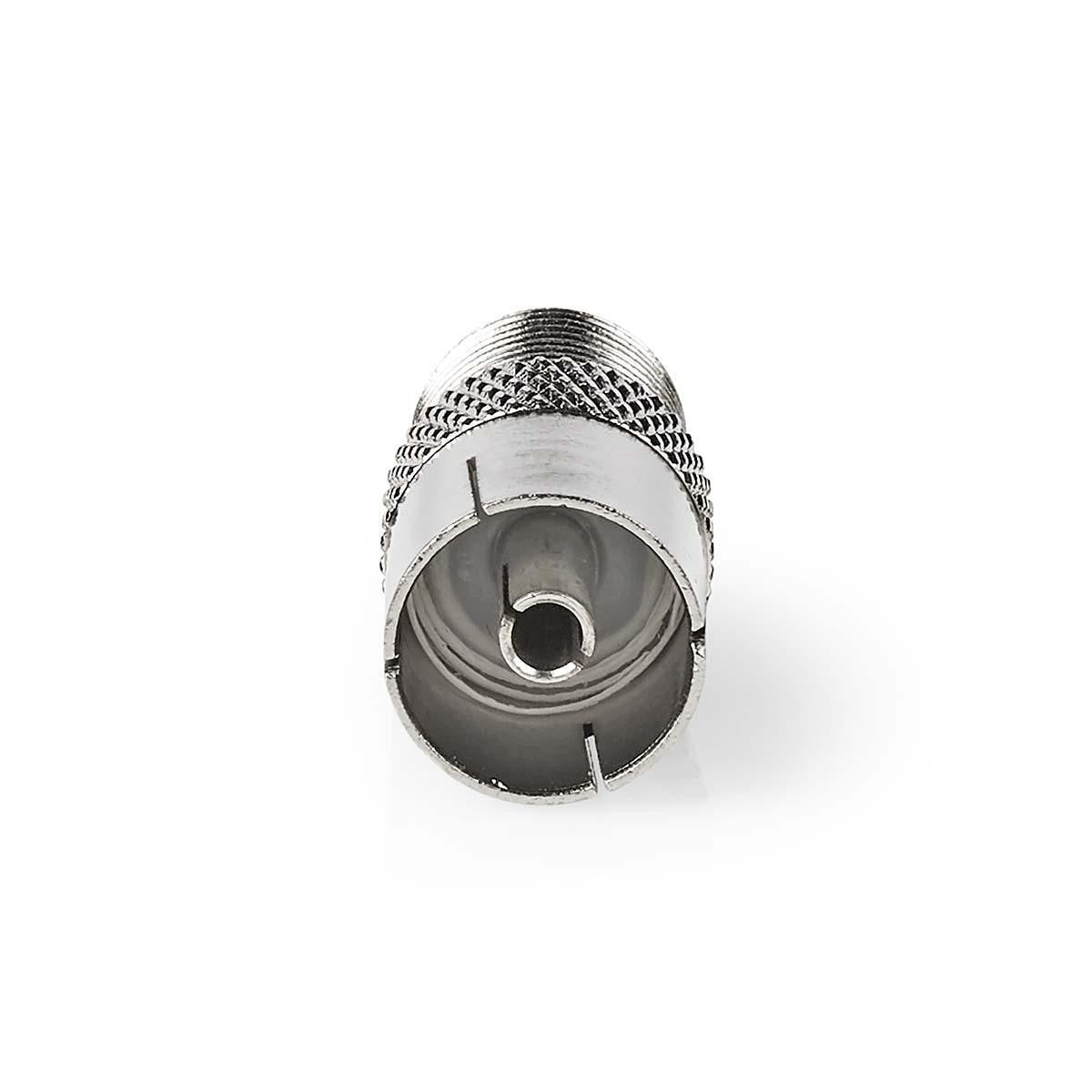 Satellite and Antenna Adapter | F Female - IEC (Coaxial) 10 Units Metallic tv