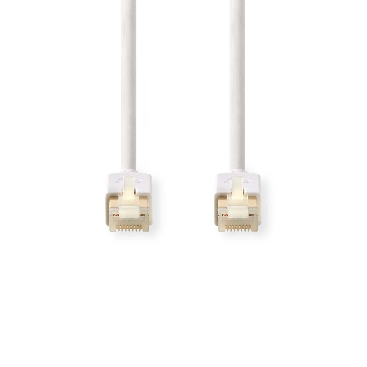 Cable Cat6 | Rj45 (8p8c) Macho F/utp 10.0 m Redondo PVC Lszh Blanco