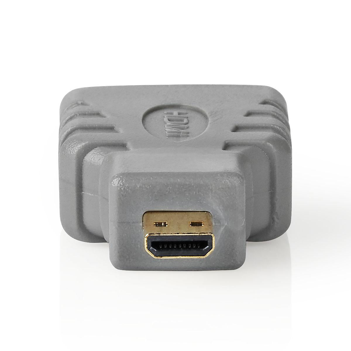 Adaptador HDMI | Micro Conector para Fêmea Cinza