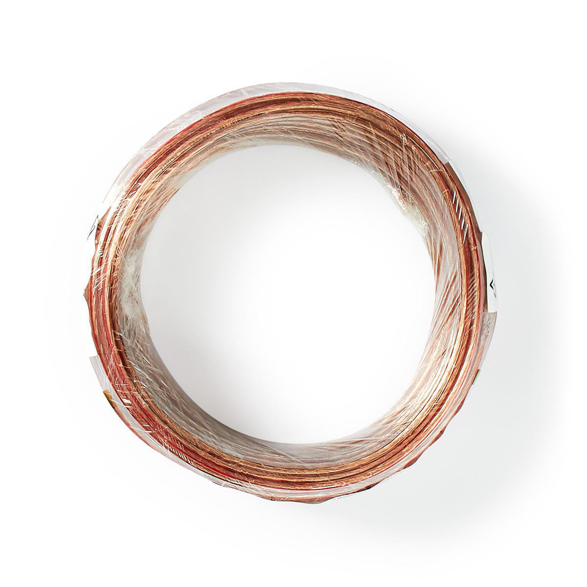 Speaker Cable | 2 x 0.75 mm² CCA 15.0 m Round Transparent PVC