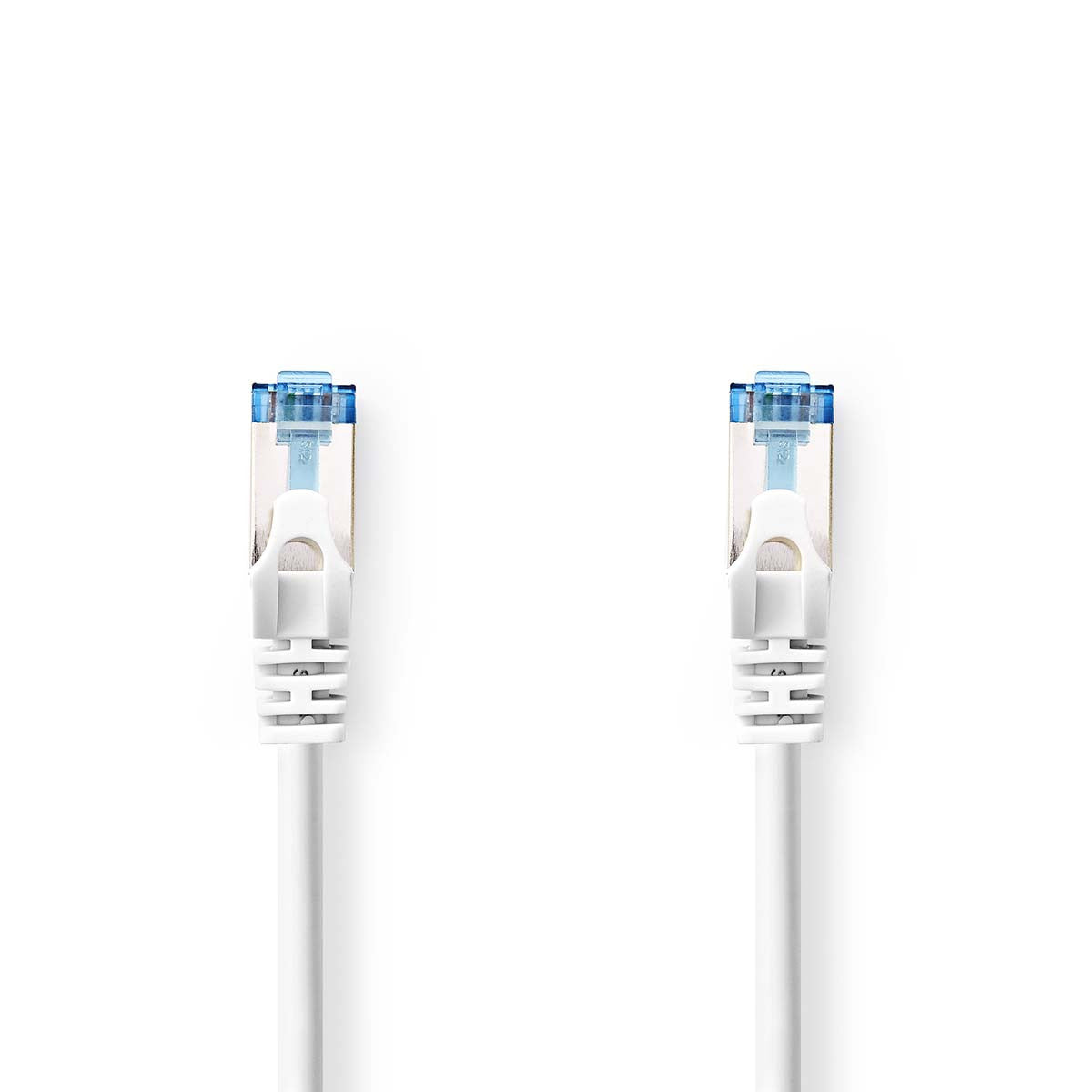 Cat6a Cable | Sf/utp Rj45 (8p8c) Male 5.00 m Round PVC Lszh White Bag Polybag Cables