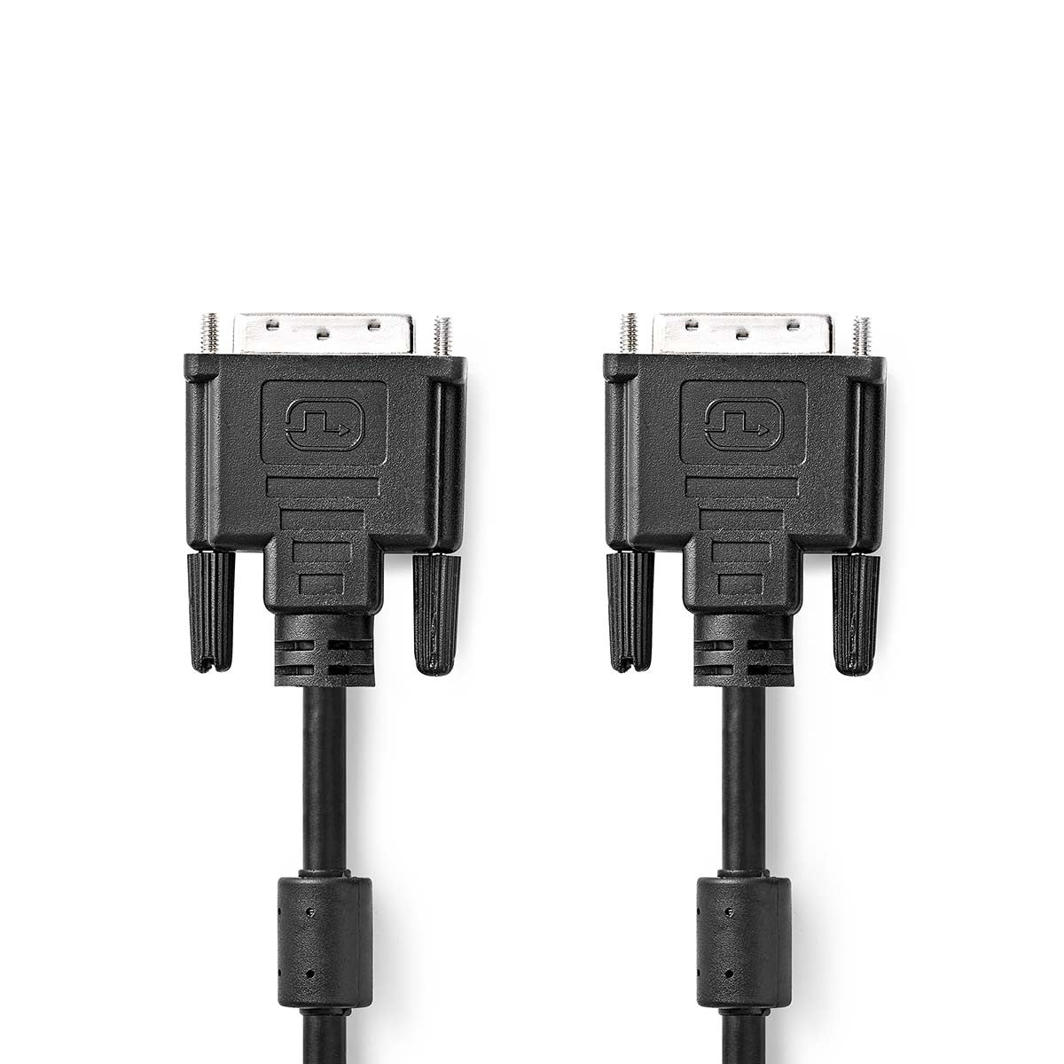 DVI Cable | Dvi-d 24+1-pin Male 2560x1600 Nickel Plated 10.0 m Black PVC Polybag