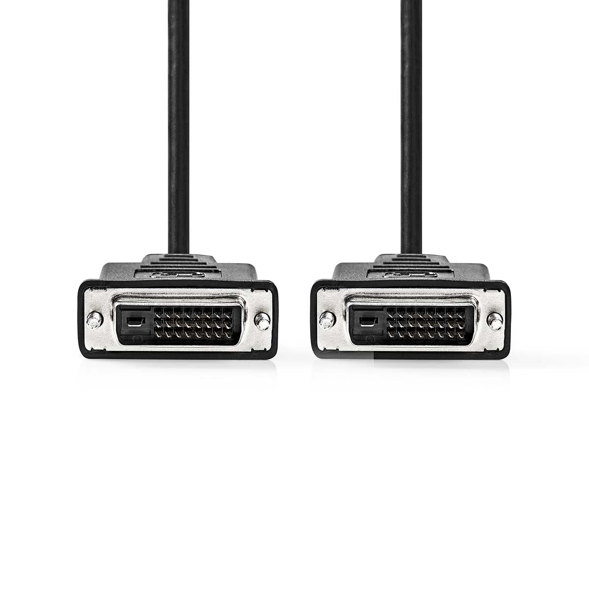 DVI Cable | DVI-D 24 + 1-pin Male 2560x1600 Nickel Plated 3.00 m Black PVC