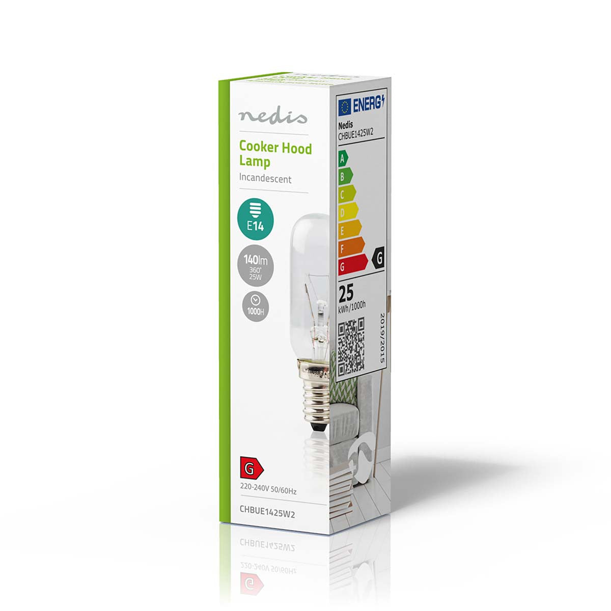 Lâmpada para exaustor de exaustão | E14 25W