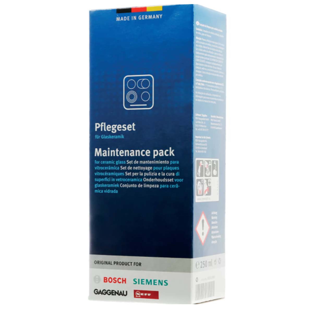 Produto de limpeza potente para fogões de cerâmica | 250ml Bosch/Siemens