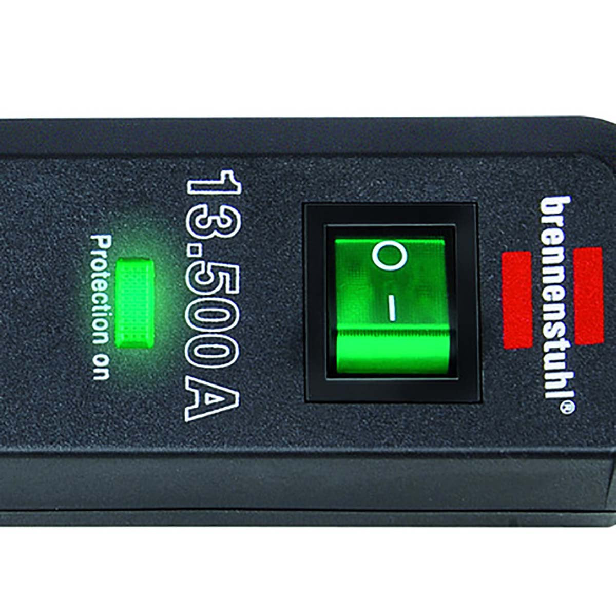 Eco-line 6-way1.50 m Surge Protection Extension Socket - Protective Contact