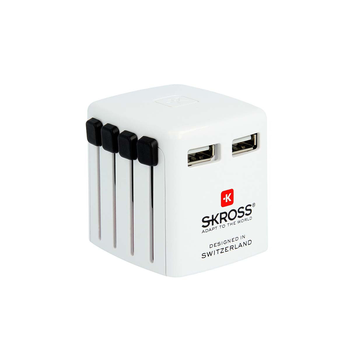 USB Travel Charger Blister Pack White